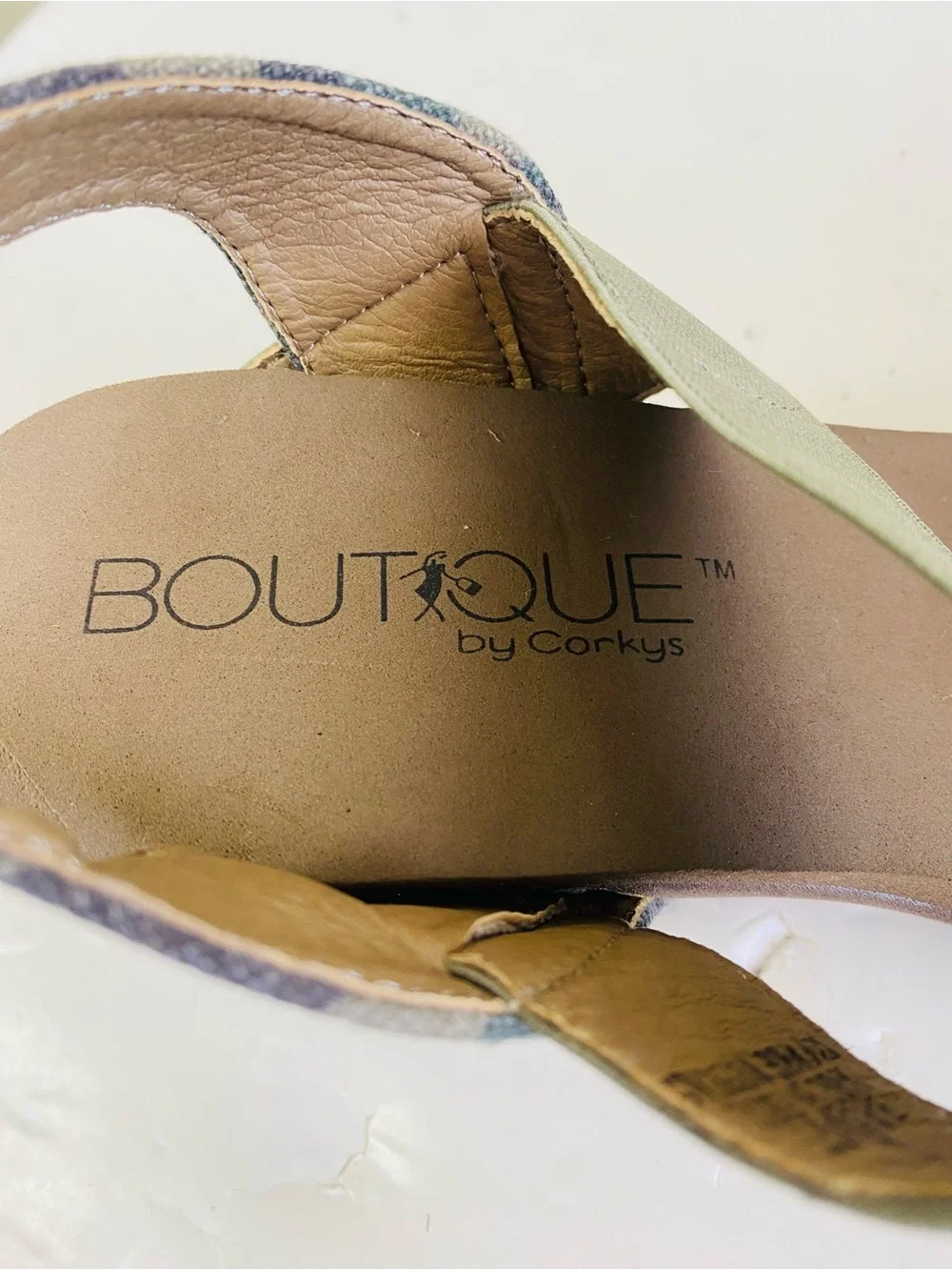Boutique By Corkys Camo Bandit Wedge Sandals Size 9